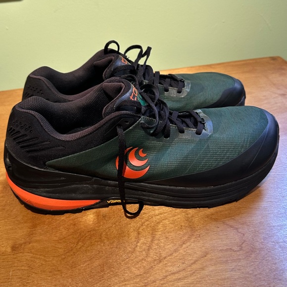 Topo Ultraventure Pro forest/orange size 12 men’s US - Picture 4 of 6
